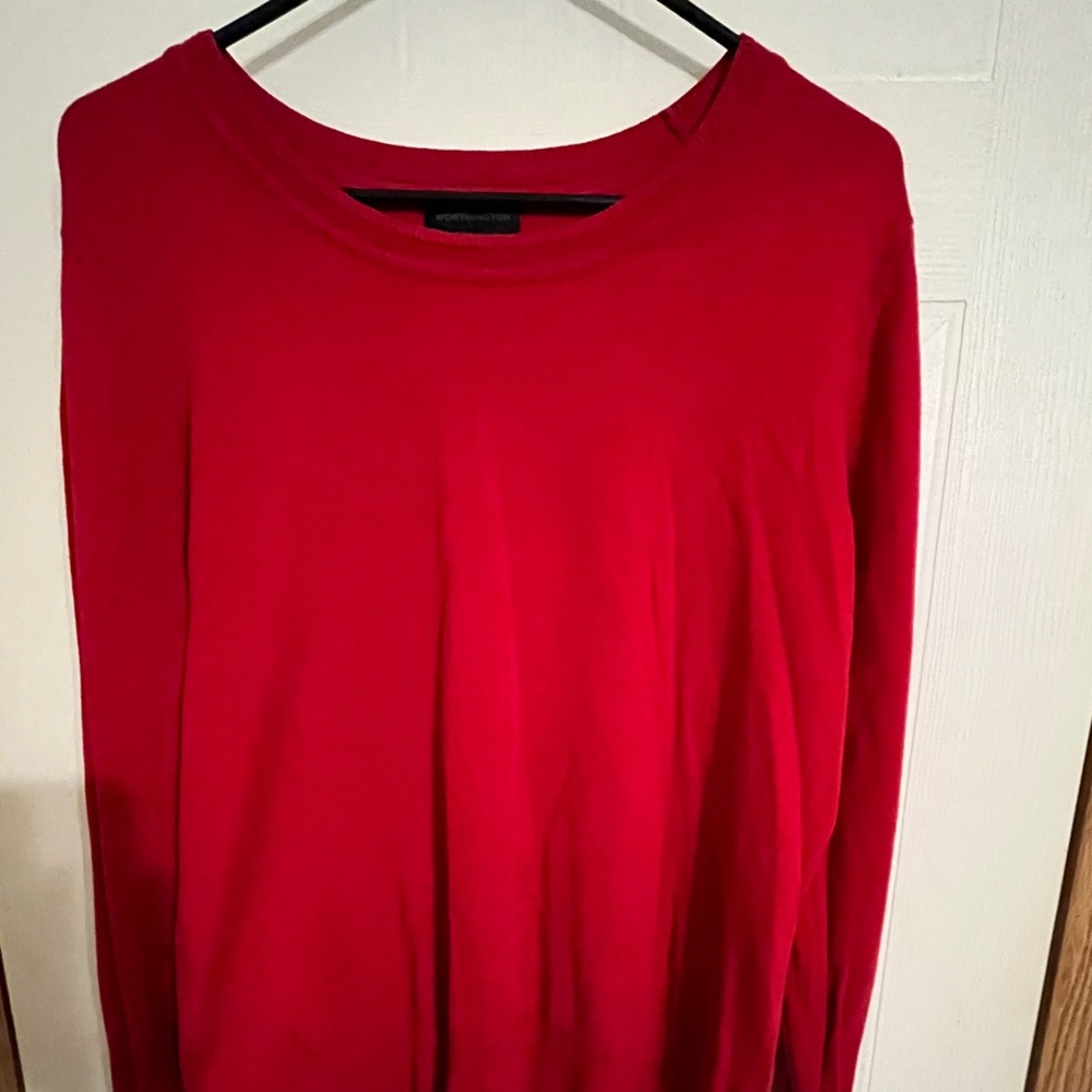 Red sweater